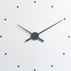NOMON OJ Dizajnové nástenné hodiny grafitové 50cm