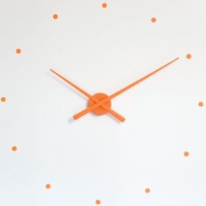 NOMON OJ Dizajnové nástenné hodiny oranžové 50cm