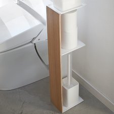 WC stojan Yamazaki Rin Slim Toilet Rack